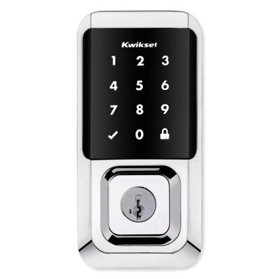 Kwikset Halo Touchscreen Wi-Fi Smart Lock, Polished Chrome